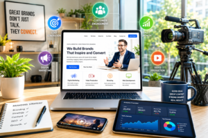 Website as a salesperson helping businesses generate leads and sales